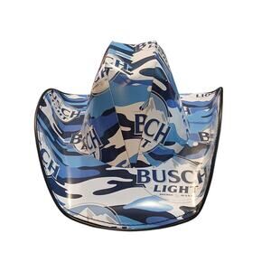 Anheiser BUSCH LIGHT Cardboard Beer Box Cowboy Cowgirl Hat One Size Adult NEW